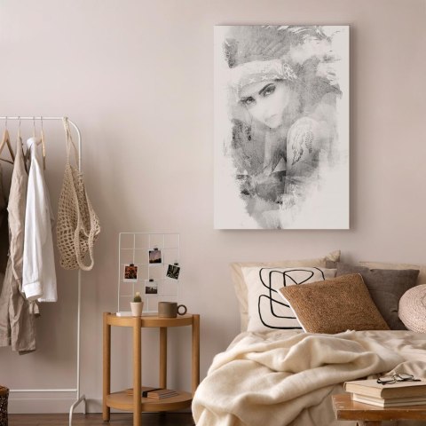 Obraz - Etniczne spojrzenie (1-częściowy) pionowy 60x90 Standard