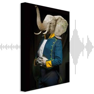 Obraz - Audiencja (1-częściowy) pionowy 40x60 Akustyczny