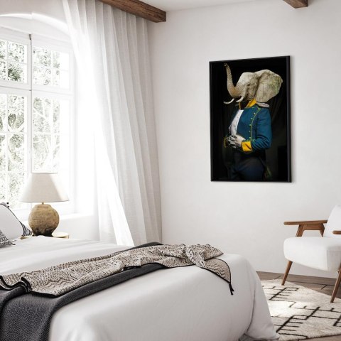 Obraz - Audiencja (1-częściowy) pionowy 40x60 W ramie drewnianej czarnej