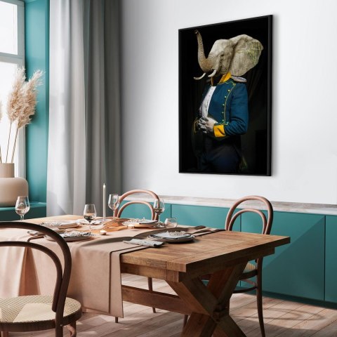 Obraz - Audiencja (1-częściowy) pionowy 60x90 W ramie drewnianej czarnej