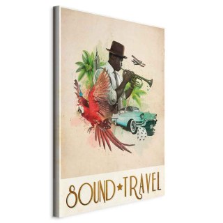 Obraz - Sound Travel (1-częściowy) pionowy 40x60 Na płótnie włoskim