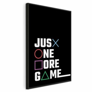 Obraz - Binge Gaming 40x60 W ramie drewnianej czarnej