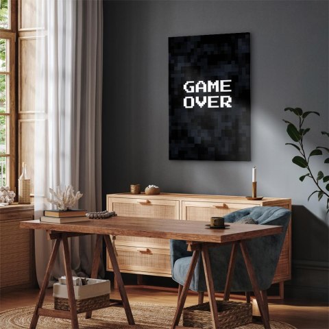 Obraz - Game Over w pikselach 40x60 Standard