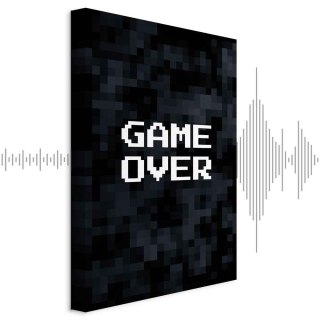 Obraz - Game Over w pikselach 80x120 Akustyczny