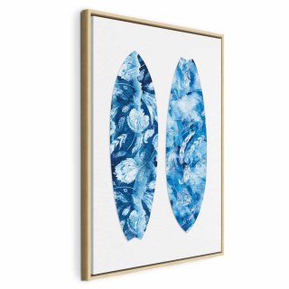 Obraz - Wodna zabawa (1-częściowy) pionowy 40x60 W ramie drewnianej naturalnej