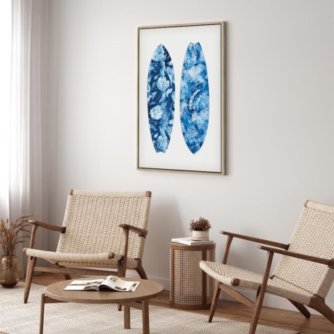 Obraz - Wodna zabawa (1-częściowy) pionowy 40x60 W ramie drewnianej naturalnej