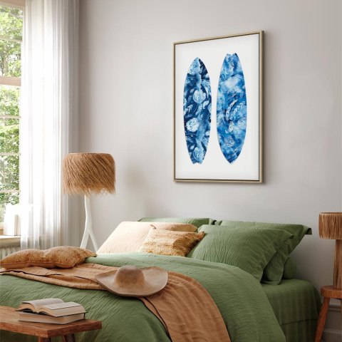 Obraz - Wodna zabawa (1-częściowy) pionowy 60x90 W ramie drewnianej naturalnej