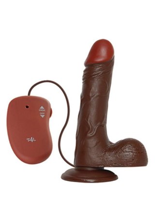 Wibrator-REALISTIC VIBRATOR REAL RAPTURE BROWN 8"