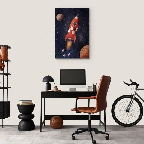 Obraz - Rakietą w nieznane (1-częściowy) pionowy 20x30 Premium Print