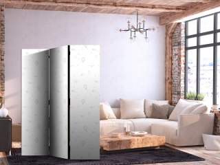 Parawan - Akwarela - samoloty i balony namalowane na białym tle nieba 135x172 Akustyczny