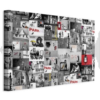 Obraz - Street Art: Banksy 30x20 Akustyczny