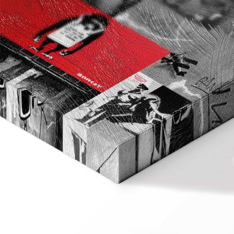 Obraz - Street Art: Banksy IV 100x50 Premium Print