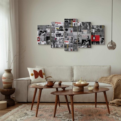 Obraz - Street Art: Banksy IV 200x100 Standard