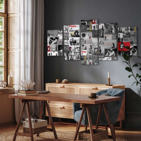Obraz - Street Art: Banksy IV 200x100 Standard