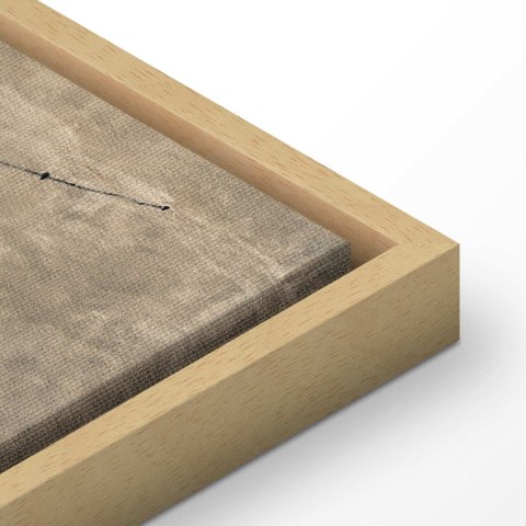 Obraz - Banksy: Pranie zebry na betonie (1-częściowy) szeroki 90x60 W ramie drewnianej naturalnej