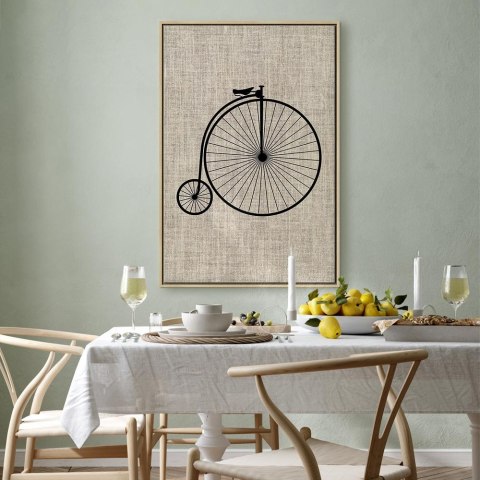 Obraz - Rower vintage (1-częściowy) pionowy 40x60 W ramie drewnianej naturalnej