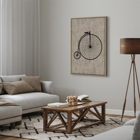 Obraz - Rower vintage (1-częściowy) pionowy 80x120 W ramie drewnianej naturalnej