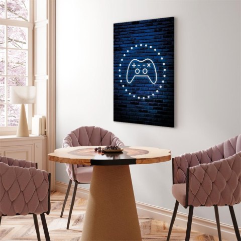 Obraz - Neonowy pad 60x90 Na płótnie włoskim