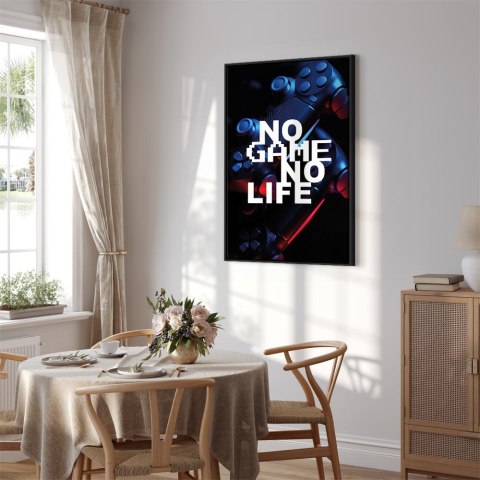 Obraz - No Game No Life (1-częściowy) pionowy 40x60 W ramie drewnianej czarnej