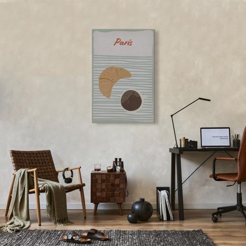 Obraz - Paryskie śniadanie (1-częściowy) pionowy 60x90 Premium Print