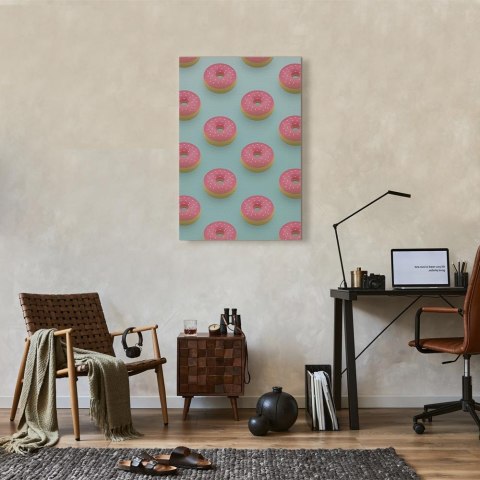 Obraz - Pastelowe donuty (1-częściowy) pionowy 20x30 Na płótnie włoskim