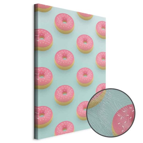 Obraz - Pastelowe donuty (1-częściowy) pionowy 20x30 Premium Print
