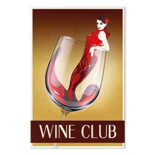 Obraz - Wine Club (1-częściowy) pionowy 60x90 Standard