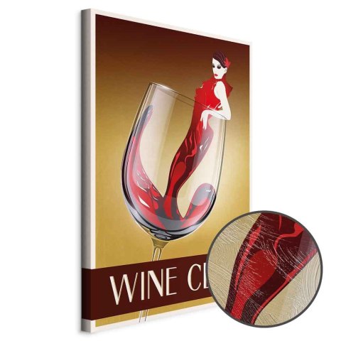Obraz - Wine Club (1-częściowy) pionowy 80x120 Premium Print