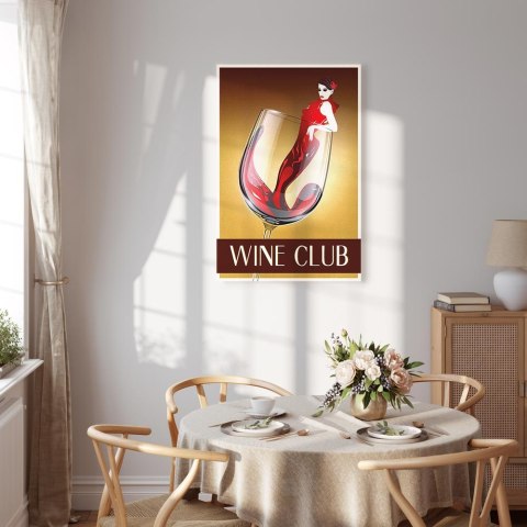 Obraz - Wine Club (1-częściowy) pionowy 80x120 Standard