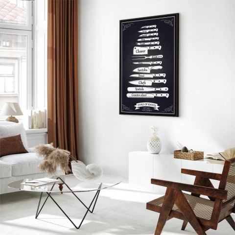 Obraz - Kuchenna kolekcja (1-częściowy) pionowy 40x60 W ramie drewnianej czarnej