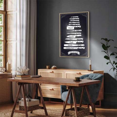 Obraz - Kuchenna kolekcja (1-częściowy) pionowy 60x90 W ramie drewnianej naturalnej