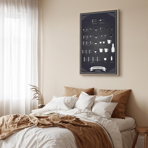 Obraz - Kuchenny pomocnik (1-częściowy) pionowy 40x60 W ramie drewnianej naturalnej