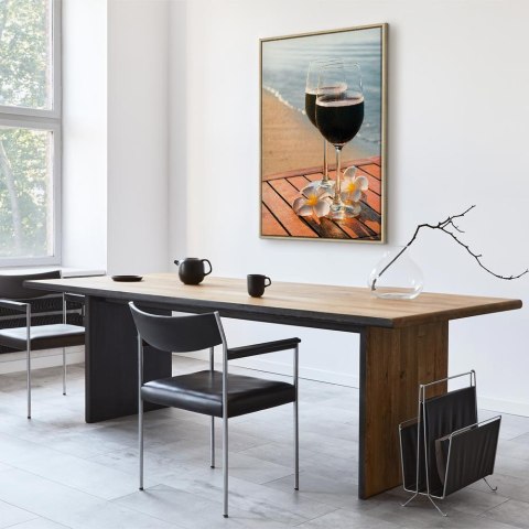 Obraz - Miłosne orzeźwienie (1-częściowy) pionowy 60x90 W ramie drewnianej naturalnej