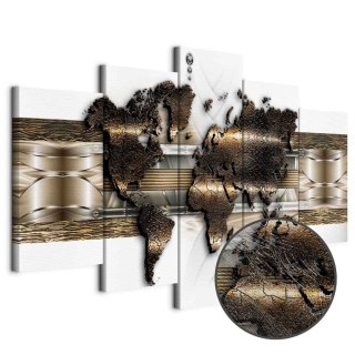 Obraz - Metaliczny świat 100x50 Premium Print