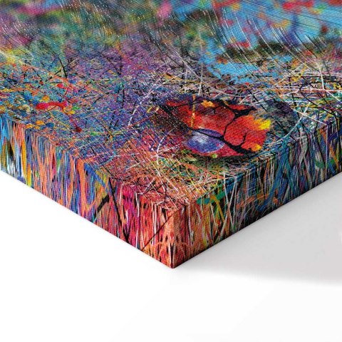 Obraz - Mapa: Inspiracja Pollockiem 30x20 Premium Print