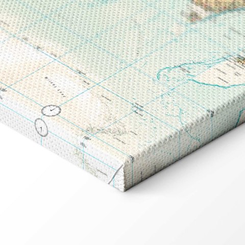 Obraz - Mapa świata: Piękny świat 60x40 Standard