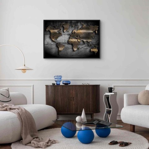 Obraz - Klejnoty świata (1-częściowy) szeroki 120x80 W ramie drewnianej czarnej