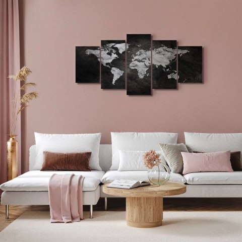 Obraz - Mroczny świat (5-częściowy) szeroki 100x50 Standard