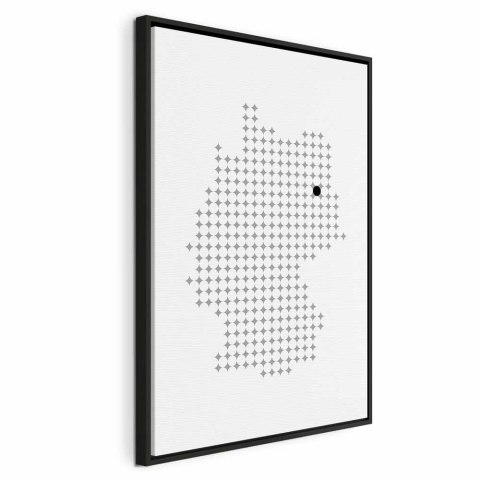 Obraz - Niemcy (1-częściowy) pionowy 40x60 W ramie drewnianej czarnej