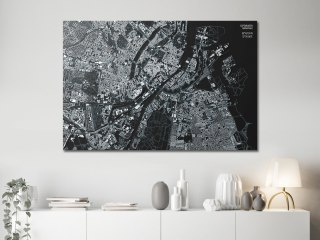 Obraz na korku - Kopenhaga w zbliżeniu [Mapa korkowa] 120x80