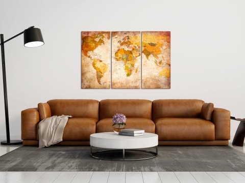Obraz na korku - Antyczne podróże [Mapa korkowa] 60x40