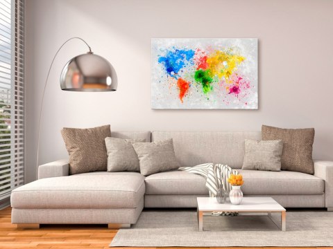 Obraz na korku - Światowy ekspresjonizm [Mapa korkowa] 60x40