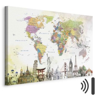 Obraz - Cuda Świata (1-częściowy) szeroki 120x80 Akustyczny