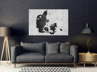 Obraz na korku - Kamienna Dania [Mapa korkowa] 120x80