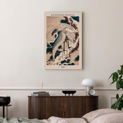 Obraz - Japońskie żurawie (1-częściowy) pionowy 20x30 Premium Print