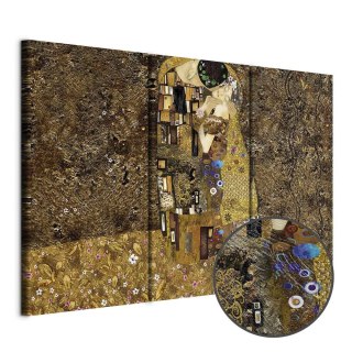 Obraz - Klimt inspiracje - Pocałunek 120x80 Premium Print