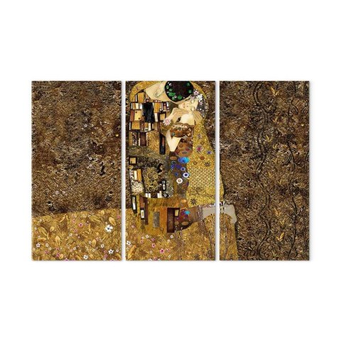Obraz - Klimt inspiracje - Pocałunek 120x80 Standard