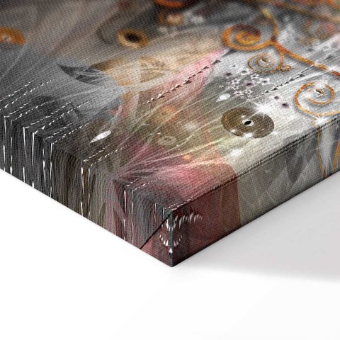 Obraz - Złote drzewo 30x20 Na płótnie włoskim