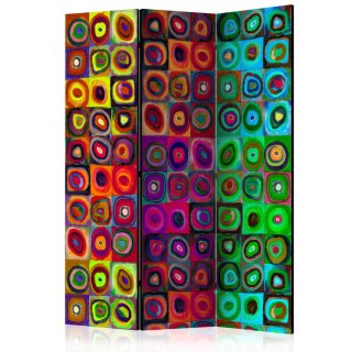 Parawan - Kolorowy abstrakcjonizm 135x172 Akustyczny
