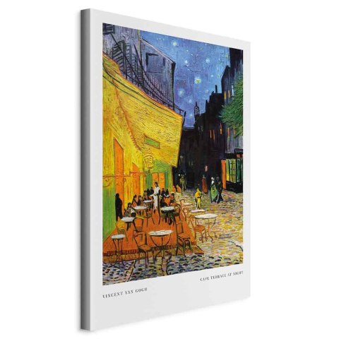 Obraz - Kawiarenka nocą (1-częściowy) pionowy 20x30 Standard